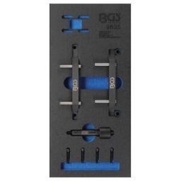 Insert de servante d'atelier 1/3 : Coffret de calage pour Jeep 3,0 V6 Diesel 9 pièces BGS ; BGS technic (9695)