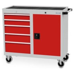 Bedrunka+Hirth Servante d’atelier T500-4 avec 5 tiroirs (04.11.05A)