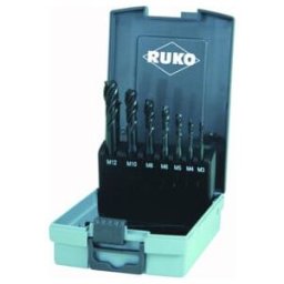 Assortiment tarauds machine HSS Co 5 VAP forme C 35° 7 pièces ; Ruko (245064RO)