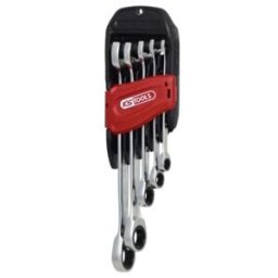 KS Tools DUO GEARplus Clés mixtes à cliquet avec système de cliquet dans la fourche, 5 pcs. (503.5205)