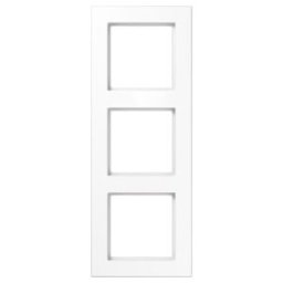Jung Cadre 3 voies aws niveau/vertical AC 583 WW (AC583WW)