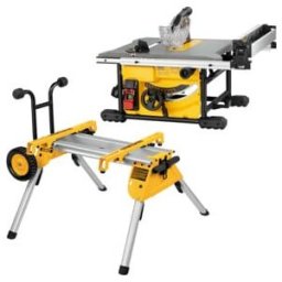 DEWALT Scie circulaire à table 210 mm avec cadre de base (DWE7485RS-QS)