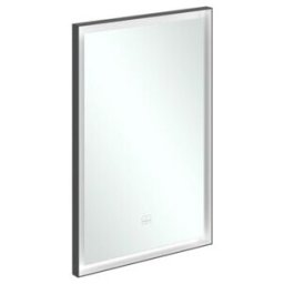 V&B; Subway 3.0 Miroir cadre alu, 50x75x4,75 cm, noir mat/we ma ; Villeroy & Boch (A46350BC)