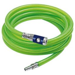 Riegler Set de tuyaux en PVC tissé vert fluo, Ø 15x9, L 10 m (DSG9-10S)