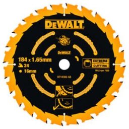 Scie circulaire manuelle à lame circulaire DEWALT 184/16 mm 40WZ DT10303-QZ (DT10303-QZ)