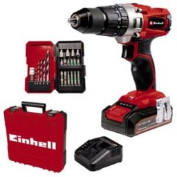 Einhell Perceuse-visseuse à percussion sans fil TE-CD 18/2 Li-i +22 (1x2,5 Ah) (4514220)