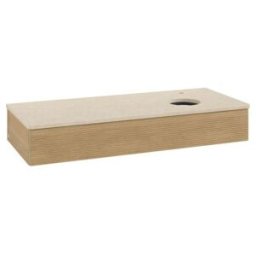 V&B; Meuble sous-lavabo avec structure de façade, éclairage Antao 120x19x50cm, H I P, WBP botti., hon. Oa ; Villeroy & Boch (L12153HN)
