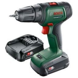 Perceuse-visseuse 2 vitesses sans-fil UniversalDrill 18V BOSCH, 2x batteries et chargeur inclus (06039D4002)