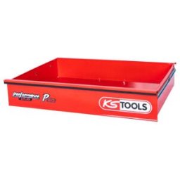 Tiroir avec logo et guidage à billes pour servante d’atelier P20, 785x568x145 mm KS Tools (873.2008-R002P)