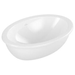 V&B; V&B; Lavabo encastré LOOP & FRIENDS ov., sans plage robinet, avec trop-plein, 66x47 cm, blanc C-plus ; Villeroy & Boch (4A6300R1)