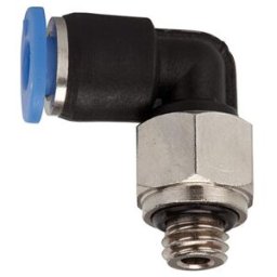 Riegler L-Raccord à visser »Série bleue« mini, rotatif, M7, PL-74 (PL-74)
