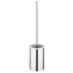 Keuco Ensemble brosse WC Plan 14972 Modèle encastré, insert plastique noir, acier inoxydable (14972070100)