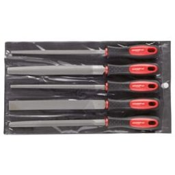 Gedore Red file set 3ct+4ct+flat+round+half 5 pcs. (3301597)