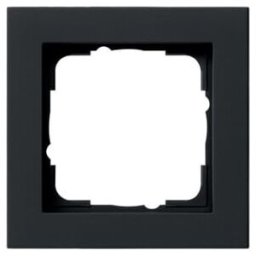 Gira Cadre de recouvrement 1f. noir 021109 (021109)