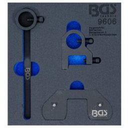 BGS technic Insert de servante d'atelier 1/6 : Coffret de calage d’arbre d’équilibrage pour moteurs Diesel 2.2 DOHC de Land Rover, Citroën, Mitsubishi, Peugeot, F (9606)