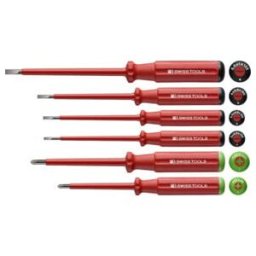 PB Swiss Tools Set de tournevis VDE 6 pièces Fente/PZ en carton Classic (PB 5543)