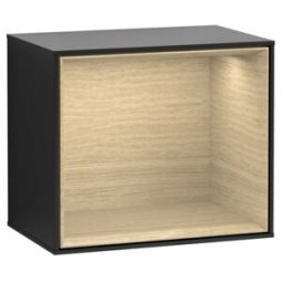 V&B; Finion Module d'étagère Éclairage mural 41,8x35,6x27cm, Reg Oa ven, bla m Lac ; Villeroy & Boch (G580PCPD)