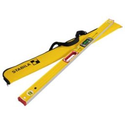 STABILA Niveau numérique TECH 196 DL, 122 cm, étanche IP67, 2 écrans, sans calibration, modes °, %, mm/m, in/ft, étui (19826)