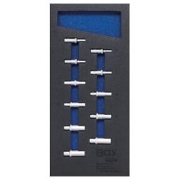 BGS technic Insert de servante d'atelier 1/3 : Douilles pour clé, six pans 6,3 mm (1/4