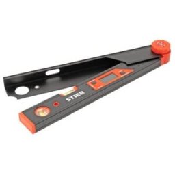 Rapporteur d'angle numérique STIER SDW 450, écran LCD ±0,1°, aluminium, 450 mm (904938)