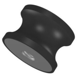 Gummi-Metall-Puffer élastique Type C D20xH30 M6 NR57 ; elko