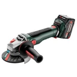Meuleuse d'angle sans fil Metabo WB 18 LT BL 11-125 Quick, metaBOX 165 L ; 18V 2x5.2Ah Li-Power + ASC 55 (613054650)