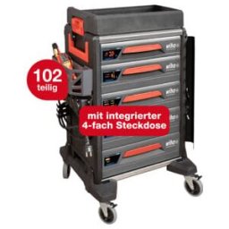 Kit de servante d'atelier Wiha eMobility, 102 pièces (45801)