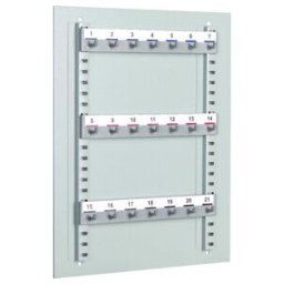 Format Tableau mural porte-clés, WT 21 007001-00000, pour clés, acier, gris clair ; Format Tresorbau (007001-00000)