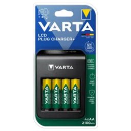Varta Chargeur secteur LCD + 4xAA 2100mAh 56706 57687101441 (57687101441)