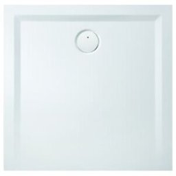 Hoesch Bac à douche en minéral Muna S 150x150x3cm, gris pierre, Soliq., sans AR (4291xA.730)