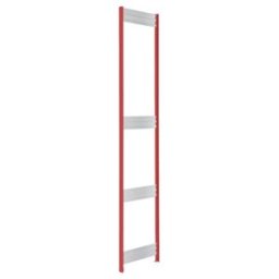 Echelles pour rayonnages à tablettes H 2200 rouge feu Bito RAL 3000 (C1200-0040)