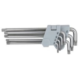 Jeu de clés mâles coudées TX percées, longues EDELSTAHL, 7 pcs. ; KS Tools (964.0615)