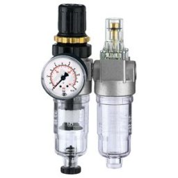Riegler Unité d'entretien 2 pcs «Standard-mini», réservoir PC, BG 0, G 1/8 (823 K)