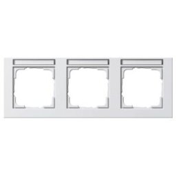 Gira Cadre de finition 3f. rws horizontal, résistant aux chocs 109329 (109329)
