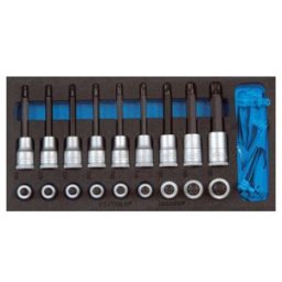 Inserts pour tournevis Gedore jeu 1/2'' dans le module Check-Tool 19 pcs. (2308940)