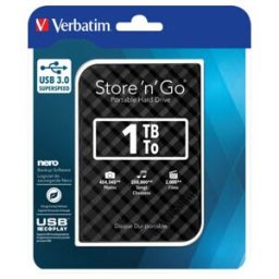 Verbatim Disque dur externe 1TB USB 3.0, 6,35 cm (2,5