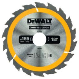 Scie circulaire manuelle à lame circulaire DEWALT 165/30 mm 18WZ DT1936-QZ (DT1936-QZ)