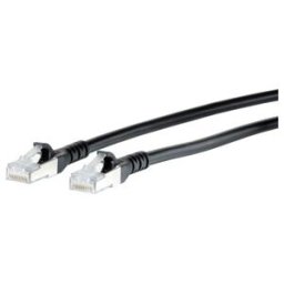 Metz Connect Câble de raccordement S/FTP noir 10,0 m Cat.6A 130845A000-E (130845A000-E)