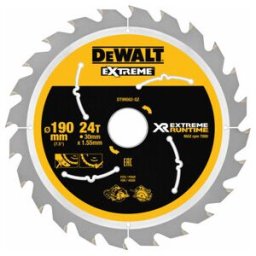 Scie circulaire manuelle à lame circulaire DEWALT 190/30 mm 24WZ/FZ DT99562-QZ (DT99562-QZ)