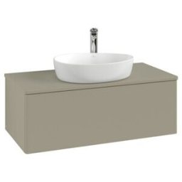 V&B; Meuble sous-lavabo avec structure de façade, éclairage Antao 100x36x50cm, H I P, WBP Lac, st. Gr m Lac ; Villeroy & Boch (L31150HK)