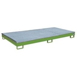 Bauer Südlohn Bac à étagère avec insert PE RW-GR 2700-1 PE, peint, vert réséda (4518-57-0000-6011)
