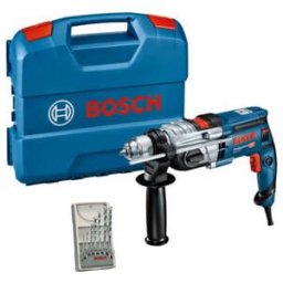 Perceuse à percussion BOSCH GSB 20-2 avec jeu de 7 mèches à pierre (060117B401)