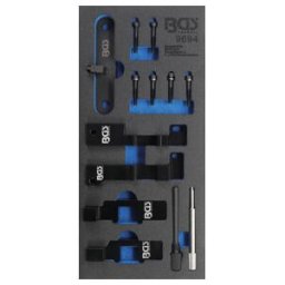 BGS Insert de servante d'atelier 1/3 : Coffret de calage pour Land Rover 3,6 TD V8 ; BGS technic (9694)
