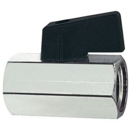 Mini robinet à boisseau 13,16 mm filetage int./int. RIEGLER (375.01)