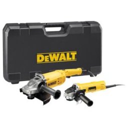 Meuleuse d'angle DEWALT double jeu 230/125mm DWE494TWIN-QS (DWE494TWIN-QS)