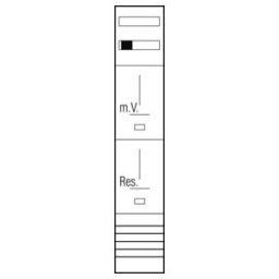 ABN Tableau de comptage 3 points 1 phase/réserve Z19111 (Z19111)