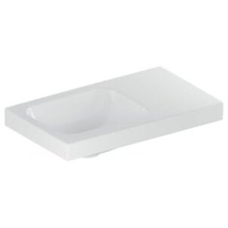Geberit Lavabo iCon Light 53x31 cm, sans trop-plein, avec plage, blanc K-Tect (501832004)