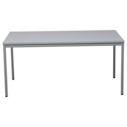 C+P Table à quatre pieds, table polyvalente, 750x1200x800mm, 7035/Décor gris clair ; C + P Möbelsysteme (99699-00001 )