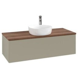 V&B; Meuble sous lavabo sans structure de façade, éclairage Antao 120x36x50cm, HL, WBP w wal, st. Gr m Lac ; Villeroy & Boch (L32052HK)