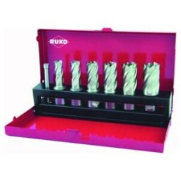 Set de carrougeage RUKO Weldon 7 pièces diamètre 12-22 mm HSS largeur 30 mm (108820)